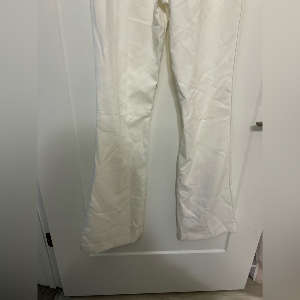 NWT boa. White Wide Leg Trousers - Picture 10 of 10